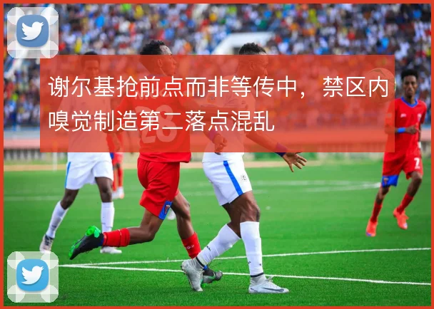 谢尔基抢前点而非等传中，禁区内嗅觉制造第二落点混乱